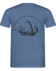 Asia Boot Männer T-Shirt - Taubenblau