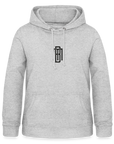 Mono Frauen Hoodie - Hellgrau meliert