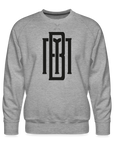 Mono Männer Premium Pullover - Grau meliert