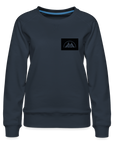 Box Logo Frauen Premium Pullover - Navy