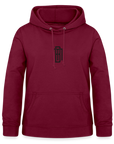 Mono Frauen Hoodie - Bordeaux