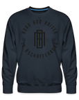 Monogram Männer Premium Pullover - Navy