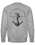 Anker Männer Premium Pullover - Grau meliert