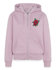Blume Frauen Premium Kapuzenjacke - Altrosa