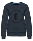 Monogram Frauen Premium Pullover - Navy