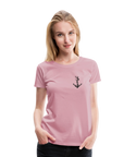 Anker Frauen Premium T-Shirt - Hellrosa