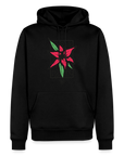 Lilie Männer Premium Hoodie - Schwarz