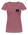 Box Logo Frauen Premium T-Shirt - Malve