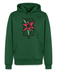 Lilie Männer Premium Hoodie - Flaschengrün