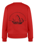 Asia Boot Frauen Premium Pullover - Rot