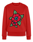 Blume 2 Frauen Premium Pullover - Rot