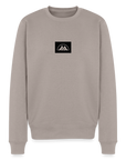 Box Logo Männer Premium Pullover - Taupe