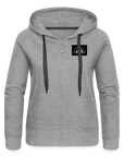 Box Logo Frauen Premium Kapuzenjacke - Grau meliert