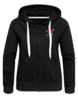 Blume Frauen Premium Kapuzenjacke - Anthrazit