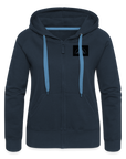 Box Logo Frauen Premium Kapuzenjacke - Navy