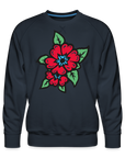 Blume 2 Männer Premium Pullover - Navy