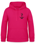 Anker Frauen Hoodie - dunkles Pink