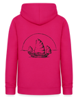 Asia Boot Frauen Hoodie - dunkles Pink