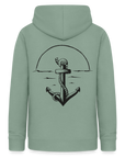 Anker Frauen Hoodie - Graugrün