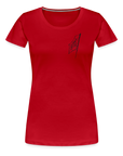 Asia Boot Frauen Premium T-Shirt - Rot