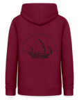 Asia Boot Frauen Hoodie - Bordeaux