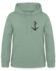 Anker Frauen Hoodie - Graugrün