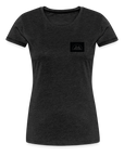 Box Logo Frauen Premium T-Shirt - Anthrazit