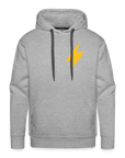 Blitz Männer Premium Hoodie - Grau meliert