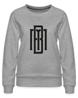 Mono Frauen Premium Pullover - Grau meliert