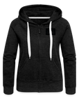 Box Logo Frauen Premium Kapuzenjacke - Anthrazit