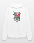 Lilie Männer Premium Hoodie - Weiß