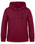 Anker Frauen Hoodie - Bordeaux