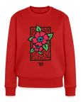 Blume Frauen Premium Pullover - Rot