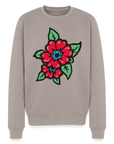 Blume 2 Männer Premium Pullover - Taupe