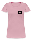 Box Logo Frauen Premium T-Shirt - Hellrosa