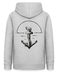 Anker Frauen Hoodie - Hellgrau meliert