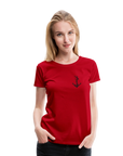 Anker Frauen Premium T-Shirt - Rot