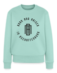 Monogram Frauen Premium Pullover - Mint