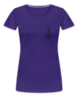 Anker Frauen Premium T-Shirt - Lila