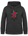 Blume Frauen Hoodie - Anthrazit