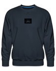 Box Logo Männer Premium Pullover - Navy