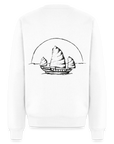 Asia Boot Männer Premium Pullover - Weiß