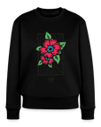 Blume Frauen Premium Pullover - Schwarz