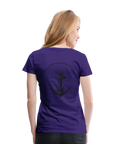 Anker Frauen Premium T-Shirt - Lila