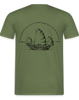 Asia Boot Männer T-Shirt - Militärgrün