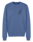 Asia Boot Männer Premium Pullover - Taubenblau
