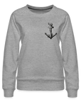 Anker Frauen Premium Pullover - Grau meliert