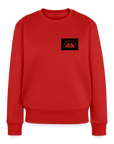 Box Logo Frauen Premium Pullover - Rot