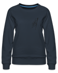 Asia Boot Frauen Premium Pullover - Navy