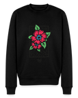 Blume Männer Premium Pullover - Schwarz